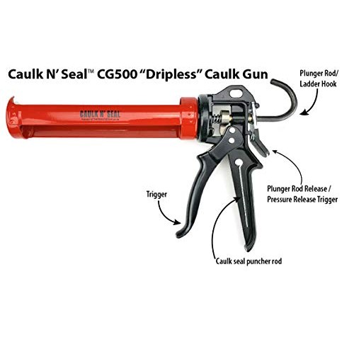 Heavy Duty, Revolving Frame Caulking , 1/10-Gallon Cartridge Ca...