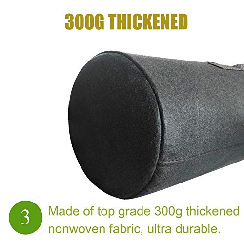 Cavisoo 24-Pack 5 Gallon Grow Bags, Heavy Duty Thickened Non-Woven...