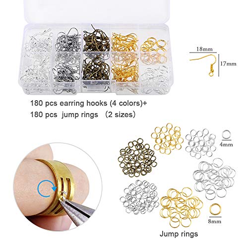 Caydo 24 Pieces Leather Earring Making Kit Include Instructions, 4...