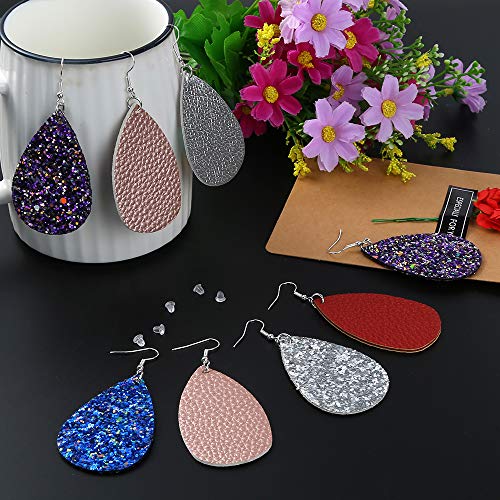 Caydo 24 Pieces Leather Earring Making Kit Include Instructions, 4...