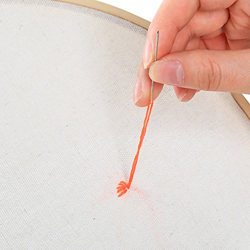Caydo 3 Pieces Large Size Linen Needlework Fabric for Garment Craf...