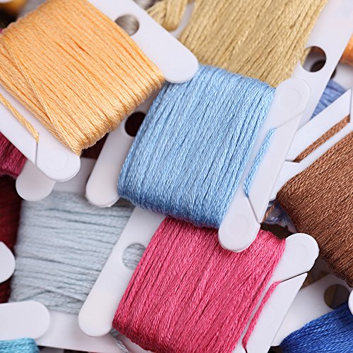 Caydo Embroidery Floss 50 Skeins Friendship Bracelets Floss Rainbo...