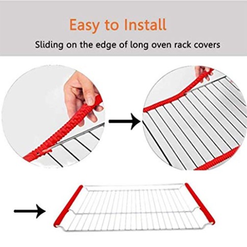 LYXX Oven Rack Shields Protectors Guards - 4 Pack Heat Resistant S...