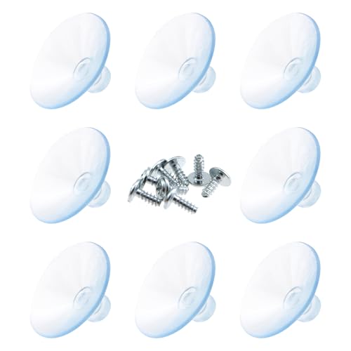 CChiai 8PCS Suction Cups Glass Suction Cups 40mm Replacement Hookl...