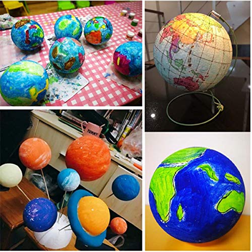 2PCS 7.9 Inch White Foam Balls Polystyrene Craft Balls Styrofoam B...