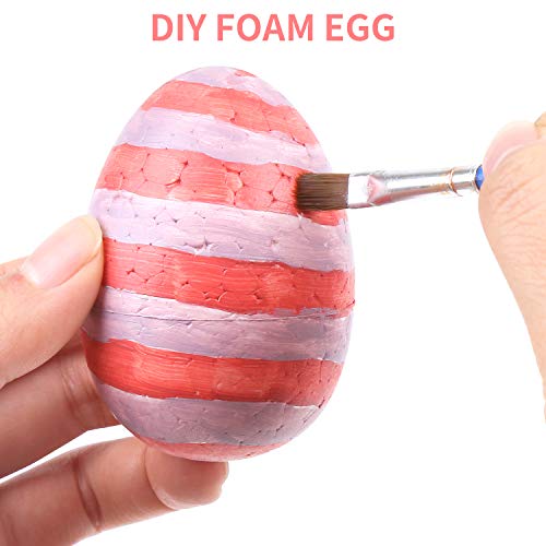 Decora 7cm Natural White Styrofoam Eggs Craft Egg Foam Handmade Ba...