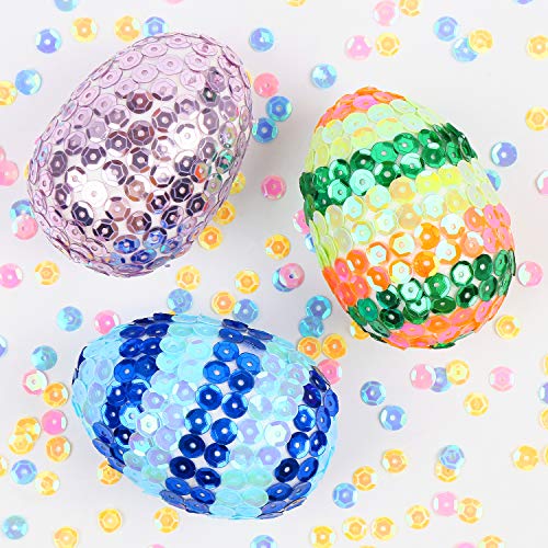 Decora 7cm Natural White Styrofoam Eggs Craft Egg Foam Handmade Ba...
