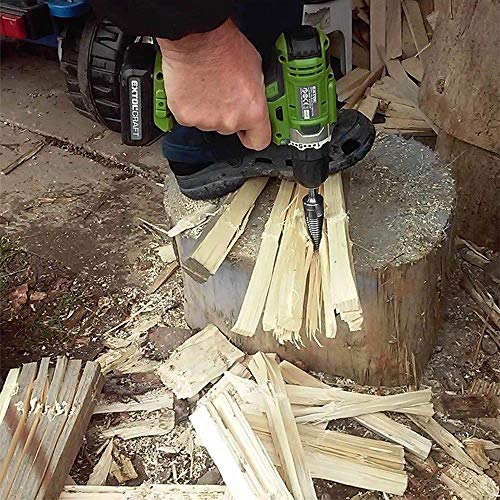 Splitting Wood Cone Drill Bit, Heavy Duty Drill Screw Cone Driver-...