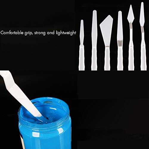 Paint Palette and Painting Knife Set,2 Pcs Paint Trays,6 Pcs Paint...