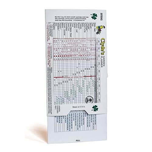 Clydes Garden Planner - Clydes Vegetable Planting Slide Chart