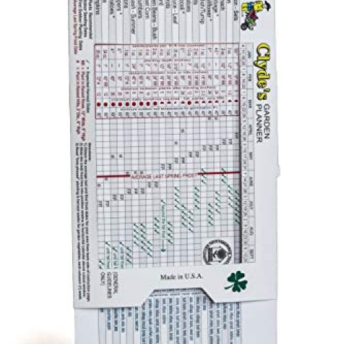 Clydes Garden Planner - Clydes Vegetable Planting Slide Chart
