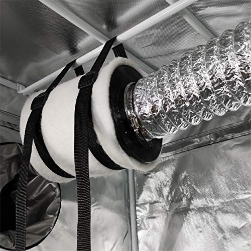 4 Carbon Filter with Reversible Flange Odor Control Activated Ch...