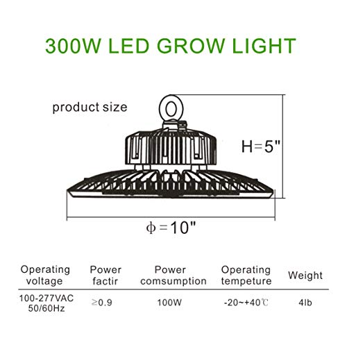 CDMALL 24x24x48 Grow Tent Room Complete Kit + LED 300W Grow ...