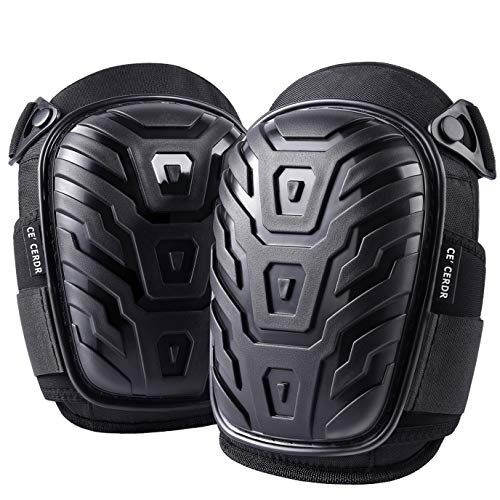 Professional Knee Pads for Work - Heavy Duty Foam Padding Kneepads...