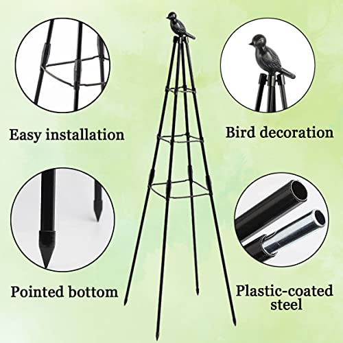 Garden Trellis, 1 PCS Support Plant Stand for Climbing Plants Outd...