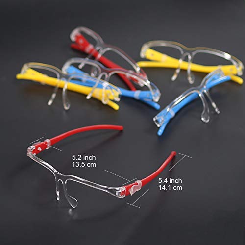 Face Shields Set with 12 Replaceable Anti Fog Shields and 6 Reusab...