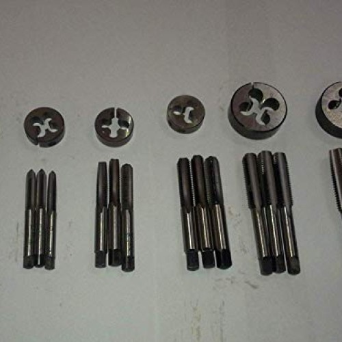 Bsw left hand thread tap and die set 3/16,1/4,5/16,3/8,7/16,1/2 en...