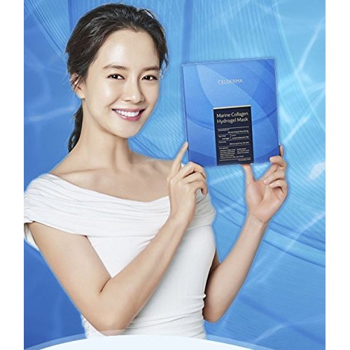 CELDERMA 2017 New Mask Marine Collagen Hydrogel Mask: High conce...