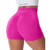 CELER Womens Workout Shorts Chemistry Seamless Scrunch Butt