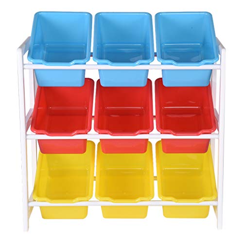 Celiy_Ship from US Warehouse Solid Wood Toy Rack Kids Toy Storage...