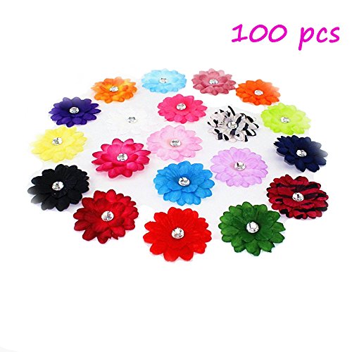 100 in a Bag Soft Mini Daisy Flowers 2 2 Inch Small Flowers Gre...