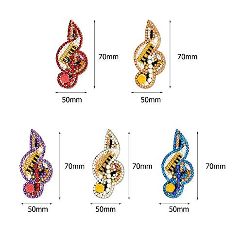 Diamond Painting Keychain, DIY 5D Full Drill Diamond Painting Pend...
