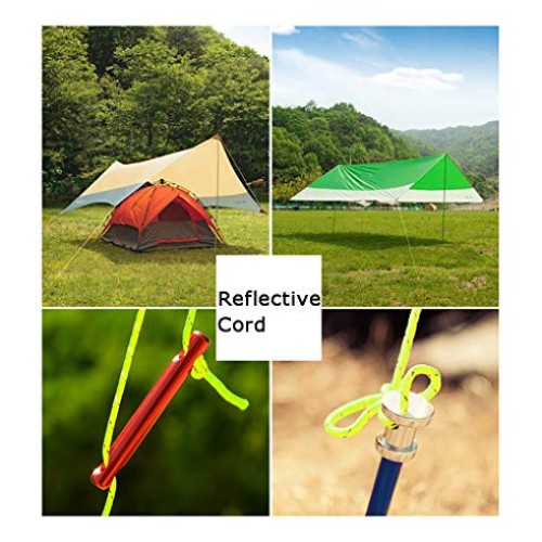 5mm Reflective Nylon Cord 164 Feet50m Long High Strength Tent Gu...