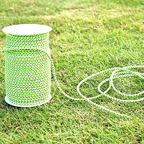 5mm Reflective Nylon Cord 164 Feet50m Long High Strength Tent Gu...