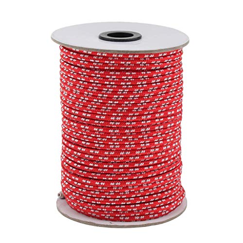 5mm Reflective Nylon Cord 164 Feet50m Long High Strength Tent Gu...