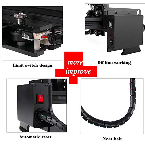 3000mw Upgrade Laser Engraver CNC Engraving Machine DIY Pro Engrav...