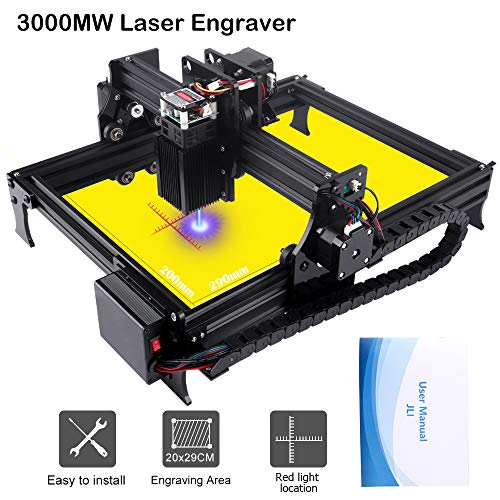 3000mw Upgrade Laser Engraver CNC Engraving Machine DIY Pro Engrav...