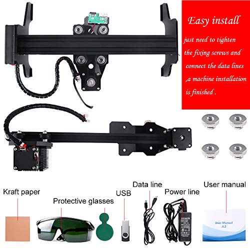 7000mw Upgrade Laser CNC Engraver Engraving Machine DIY Pro Engrav...