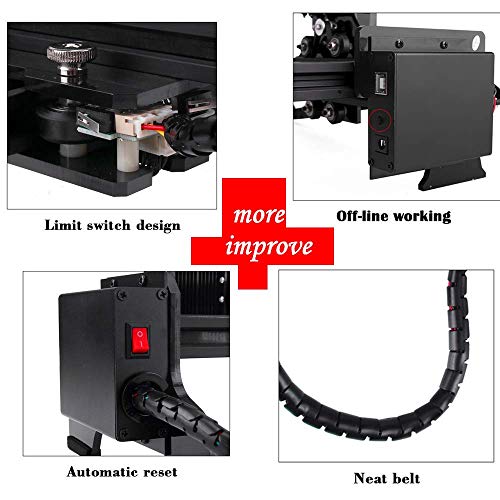 7000mw Upgrade Laser CNC Engraver Engraving Machine DIY Pro Engrav...