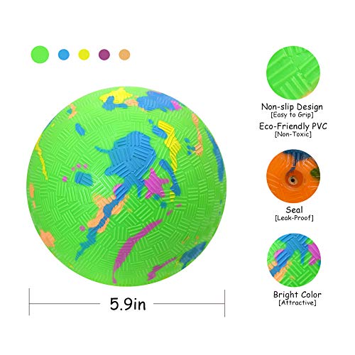 Centel Kickball Playground Ball ,Size 5.9 inches Color Painting Do...