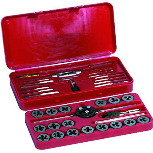 Century Drill & Tool 98912 Metric Tap and Die Set, 40-Piece