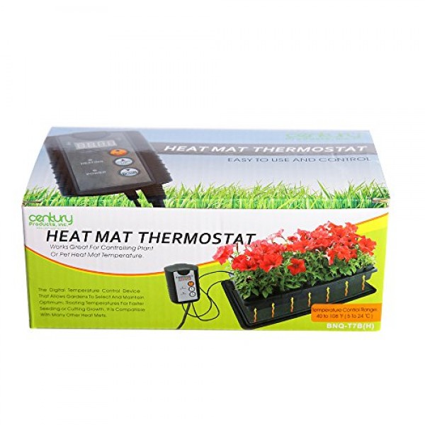Century Digital Heat Mat Thermostat Controller for Seed Germinatio...