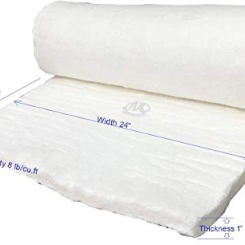 CeraTex Ceramic Fiber Blanket Insulation, 8# Density 1 x 24 x 60...