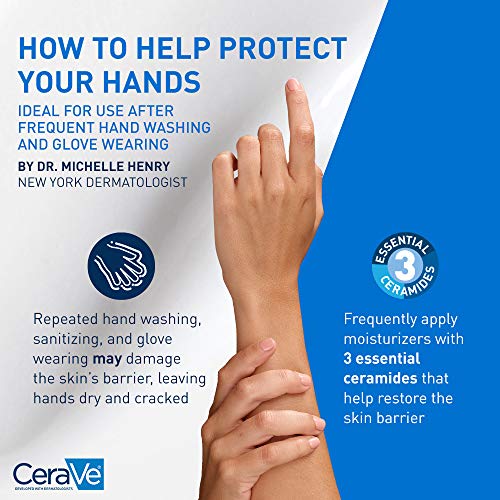 CeraVe Therapeutic Hand Cream for Dry Cracked Hands With Hyaluroni...