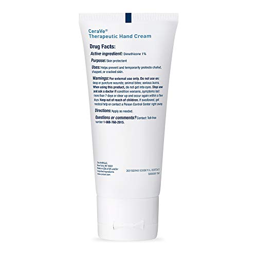 CeraVe Therapeutic Hand Cream for Dry Cracked Hands With Hyaluroni...