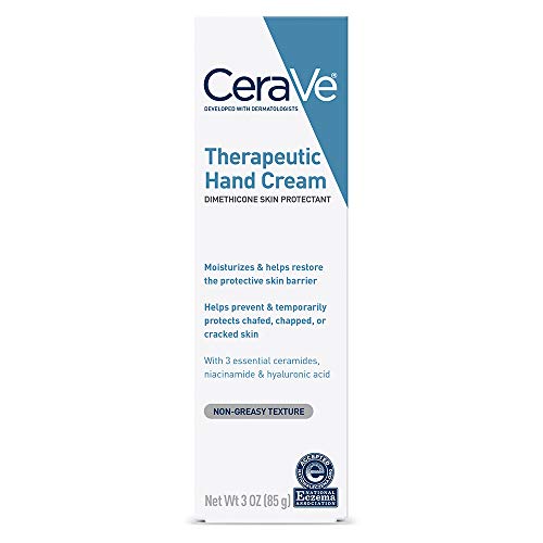CeraVe Therapeutic Hand Cream for Dry Cracked Hands With Hyaluroni...