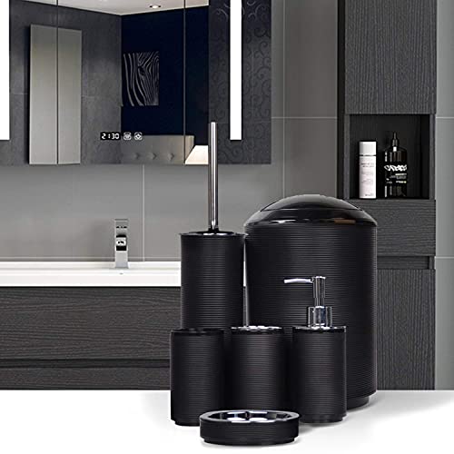 CERBIOR Bathroom Accessories Set 6 Piece Bath Ensemble Includes So...