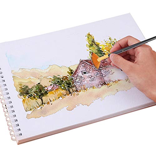 CEREALY 15Pcs Artist Paint Brushes Set Includes Pop-up Carrying Ca...