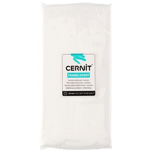 CERNIT 500 g Trans Clay, Translucent White