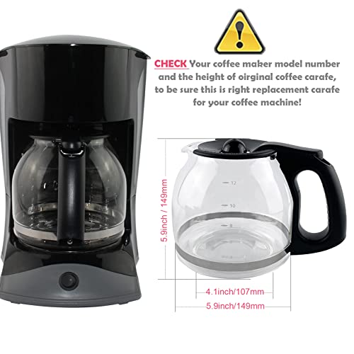 12-Cup Replacement Coffee Carafe Compatible with Mr. Coffee Coffee...