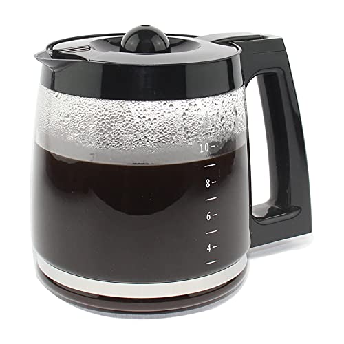 12-Cup Replacement Glass Carafe Pot Compatible with Hamilton Coffe...