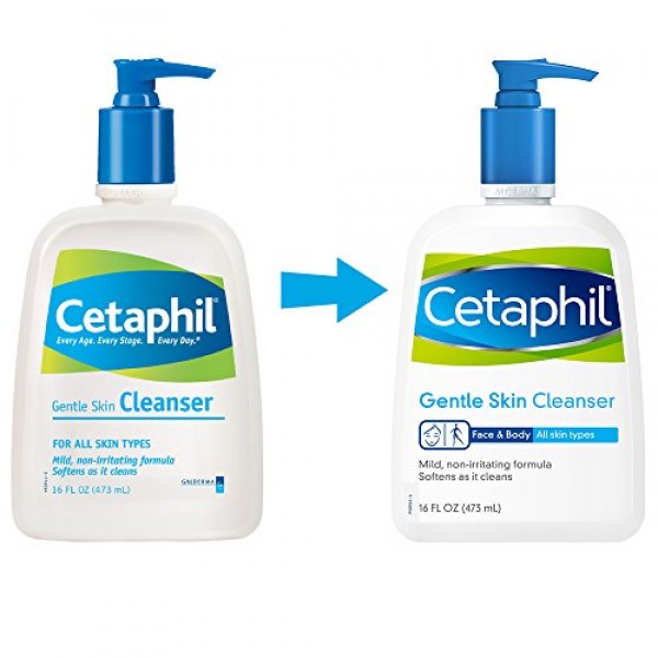 Cetaphil Gentle Skin Cleanser, For all skin types, 16-Ounce Bottle...