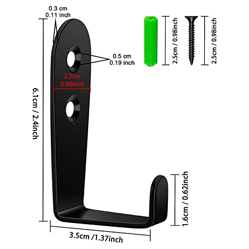 CGBE Coat Hooks for Wall, Heavy Duty Outdoor Hooks for Hanging Tow...