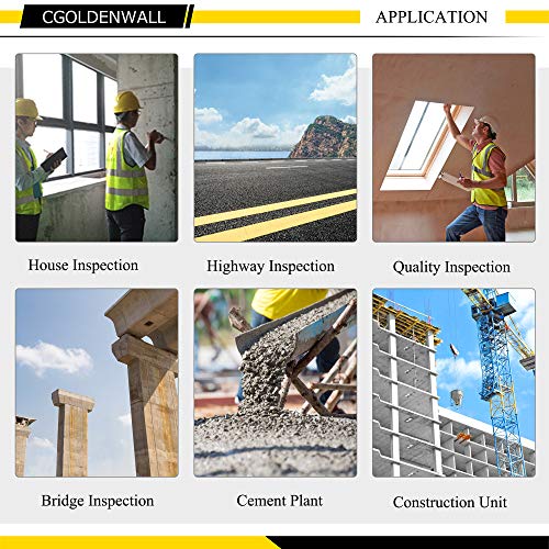 CGOLDENWALL Concrete Rebound Hammer Tester Resiliometer Test Meter...