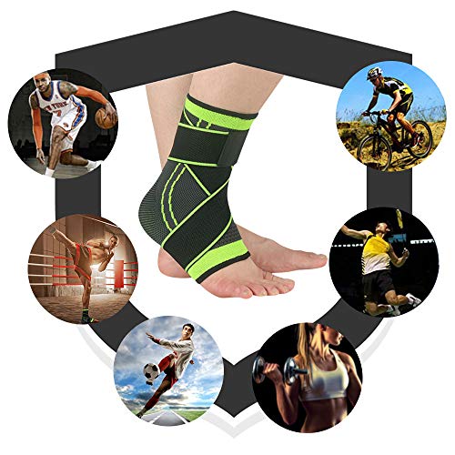 Ankle Braces, Adjustable Compression Ankle Support Men & Women, St...