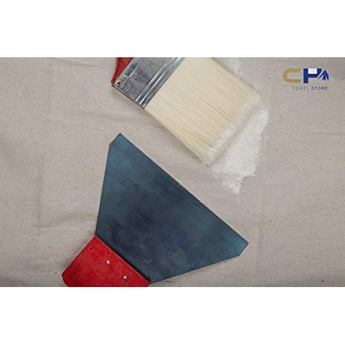 Canvas Drop Cloth Size 4x 5, Pack of 2 8oz, 100% Cotton - for ...